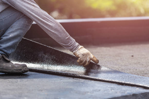 Professional Waterproofing technician working in Eldorado, OH